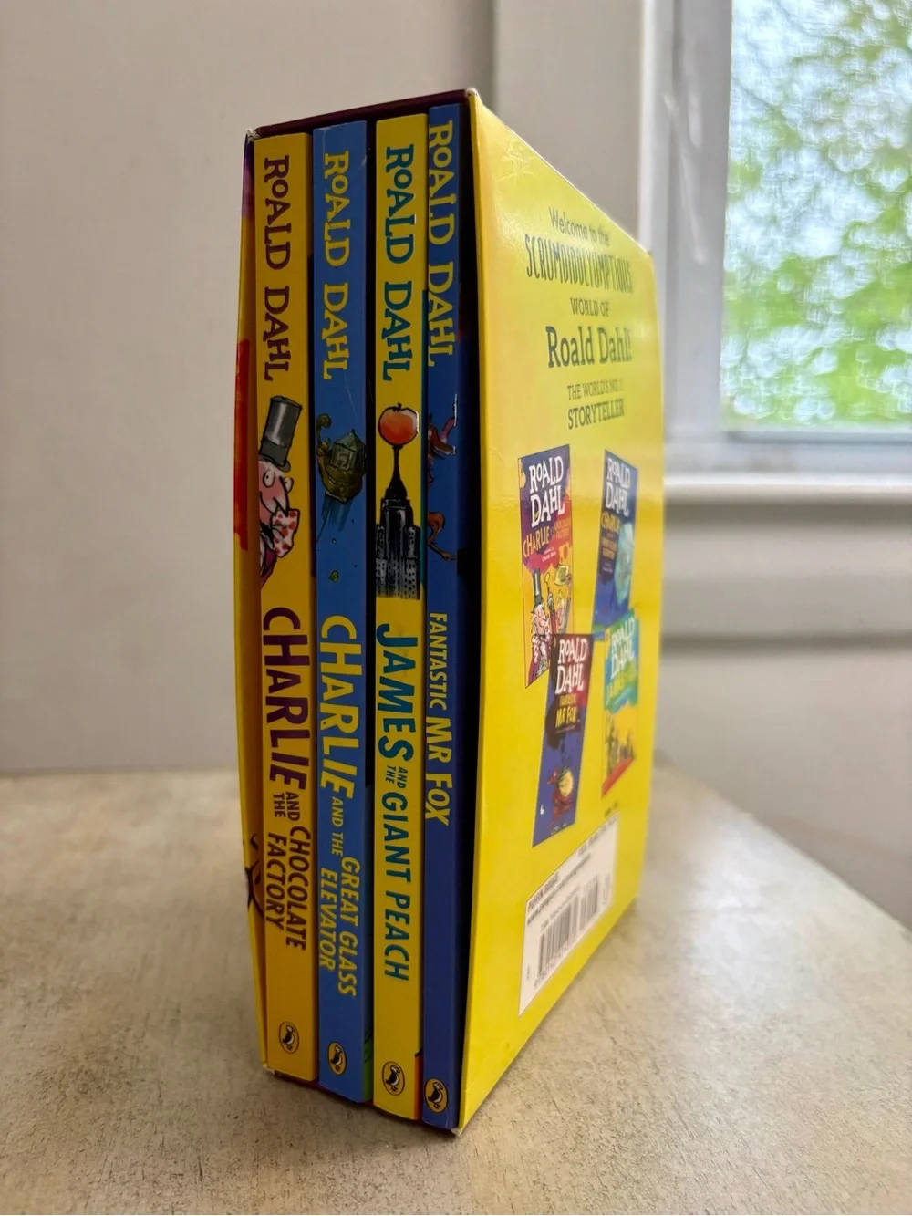 Roald Dahl Magical Gift Box Set (4 Books) - Illustrated by Quentin Blake